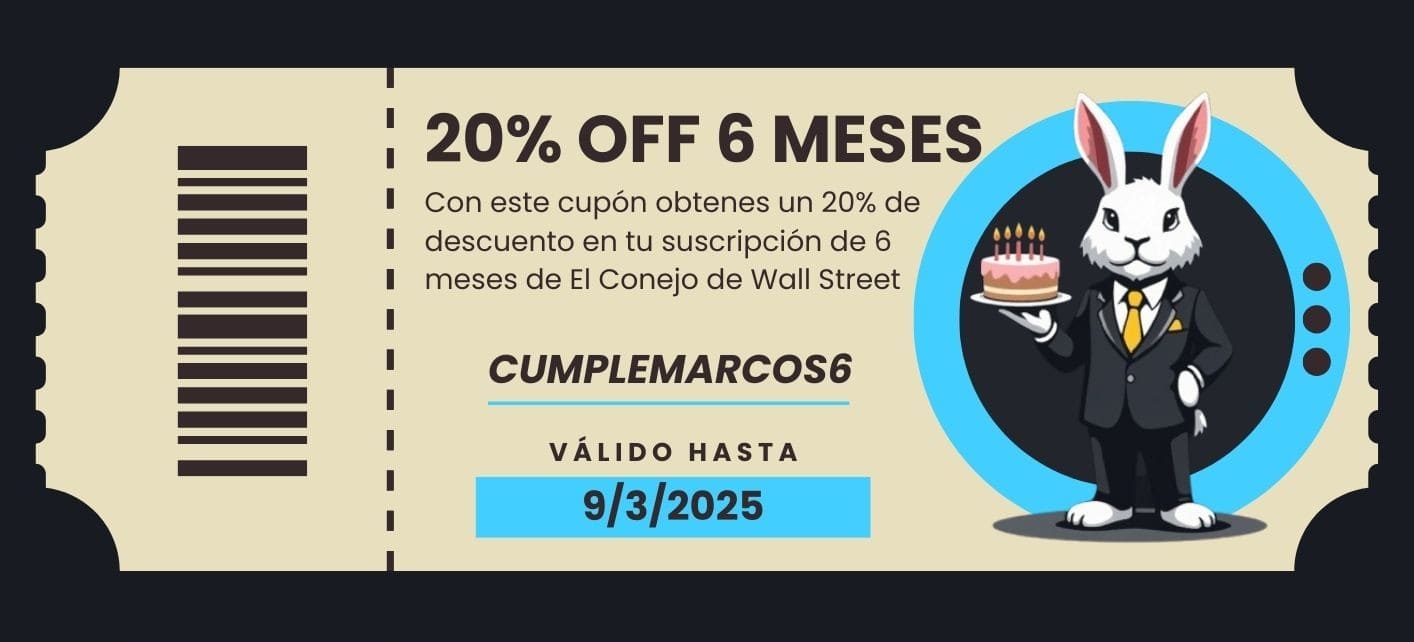 cupon cumplemarcos6 • El Conejo de Wall Street
