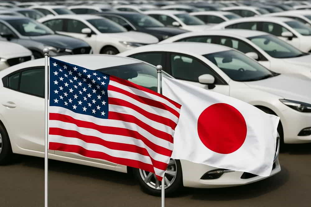Trump Reduce Aranceles sobre Autos Japoneses en Acuerdo Bilateral • El Conejo de Wall Street